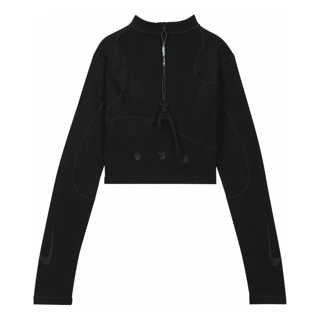 

Спортивный топ (WMNS) Nike x Off-White Dri-FIT Long Sleeves Top 'Black' DV5558-010, черный