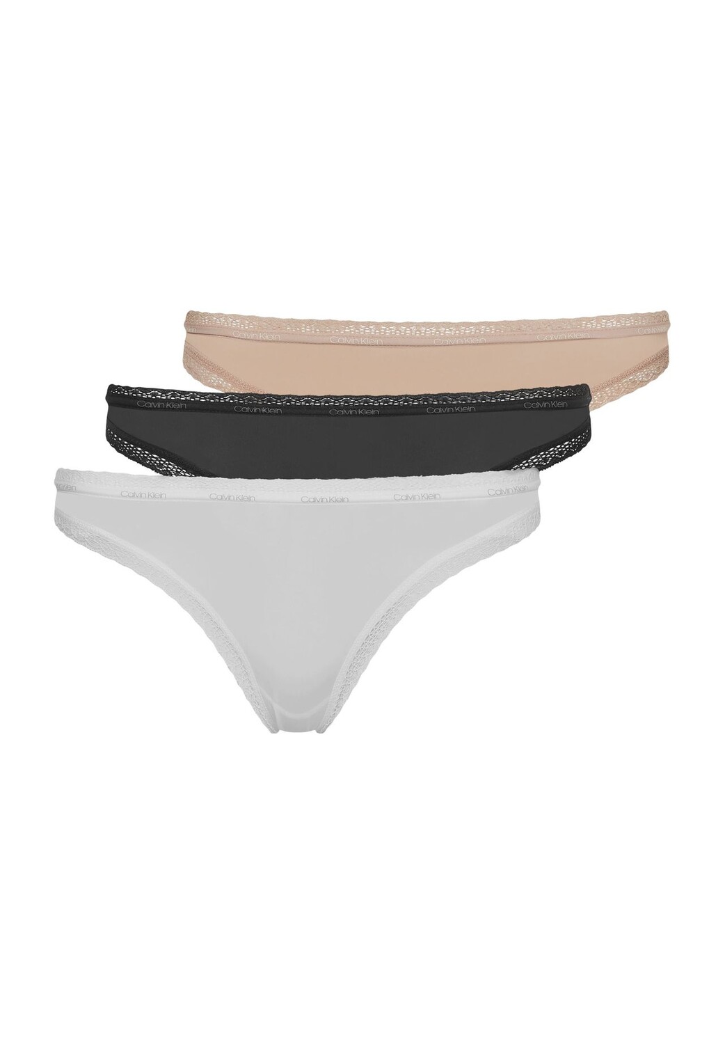 

Женские трусы Rio, 3 шт Calvin Klein, цвет Fiy White