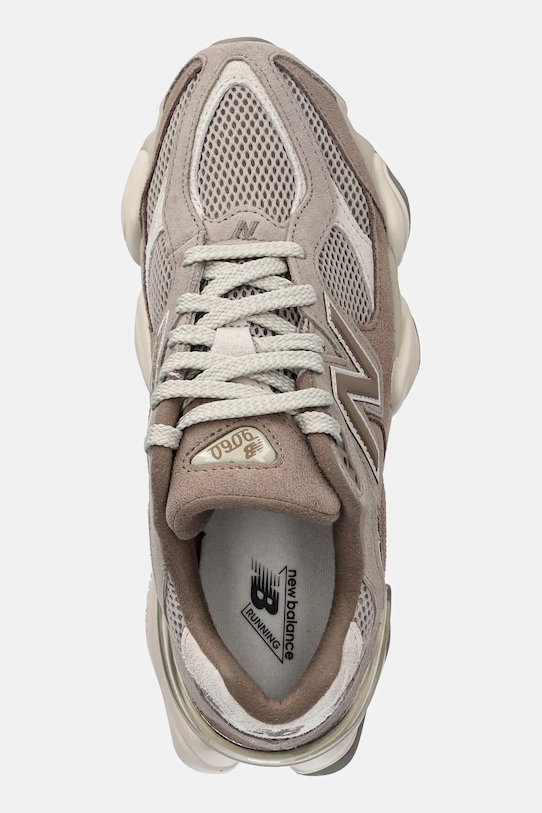 Кроссовки 9060 New Balance, коричневый — фото 4