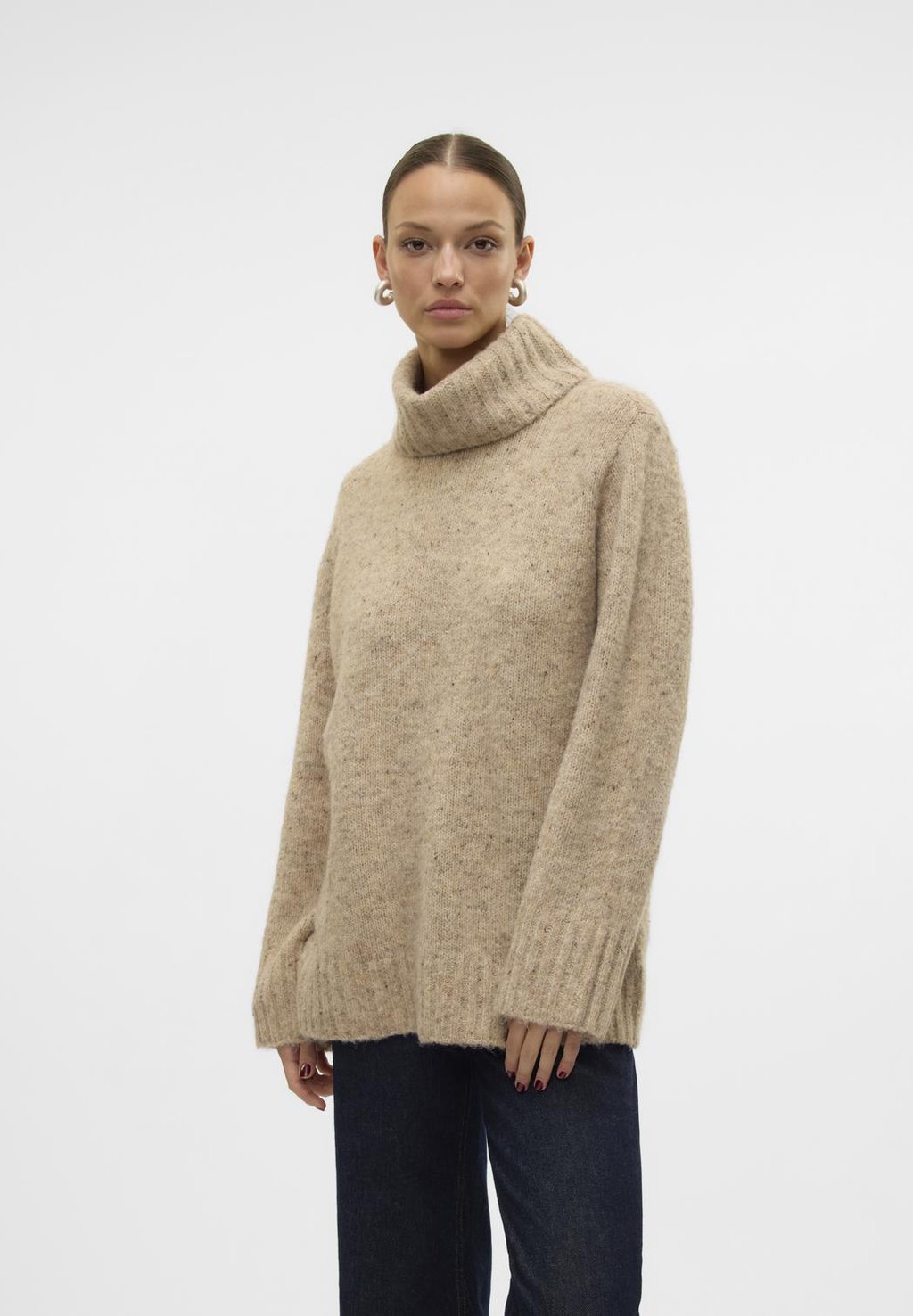 

Джемпер VMINGRID LS COWLNECK Vero Moda, бежевый