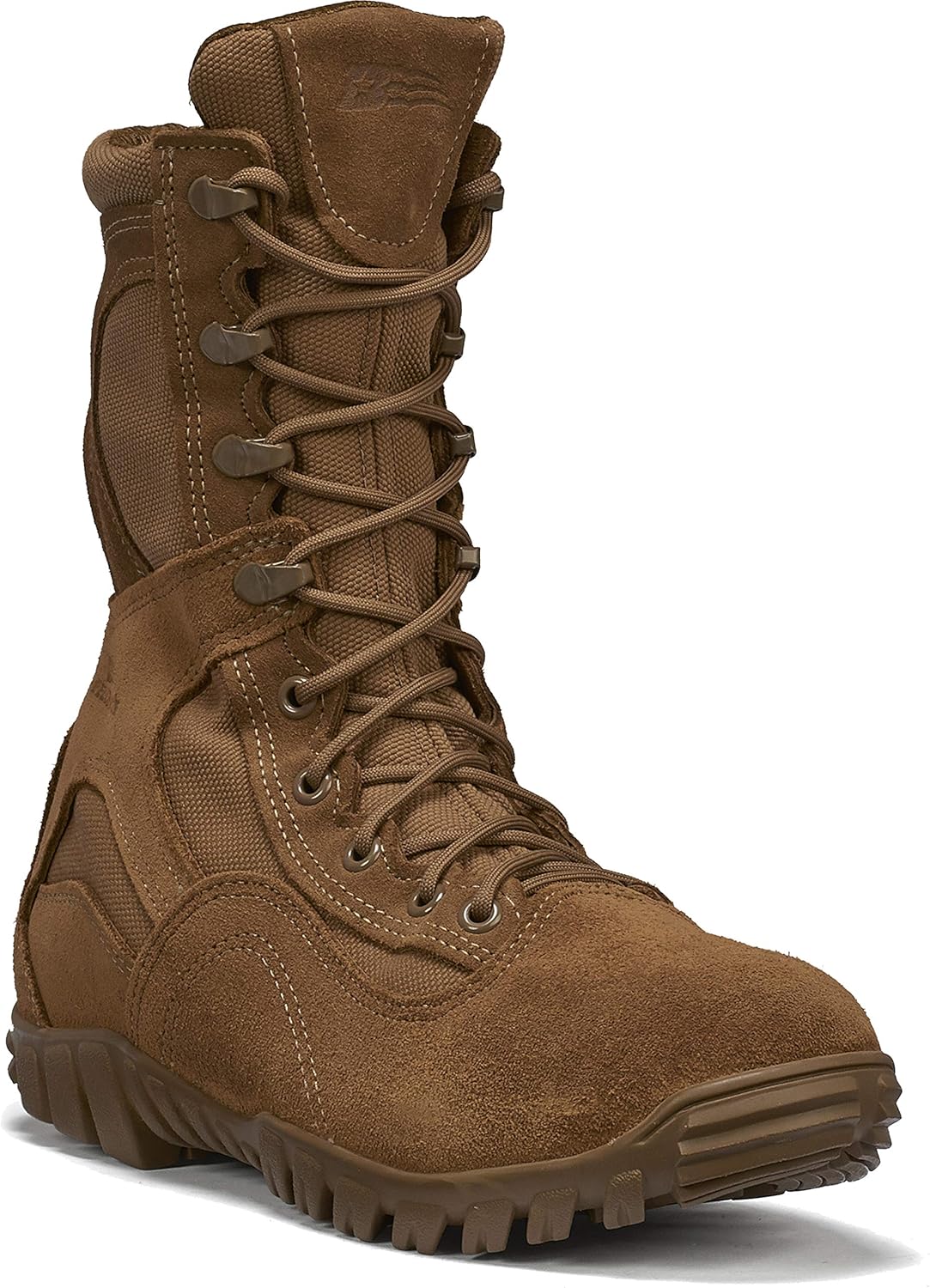 

Ботинки Belleville C793 20 см - водонепроницаемые тактические ботинки - амортизирующие, противоскользящие - тактическое снаряжение для мужчин, соответствующее AR 670-1 - кожа бычья полного зерна - подошва Vibram, Coyote Brown