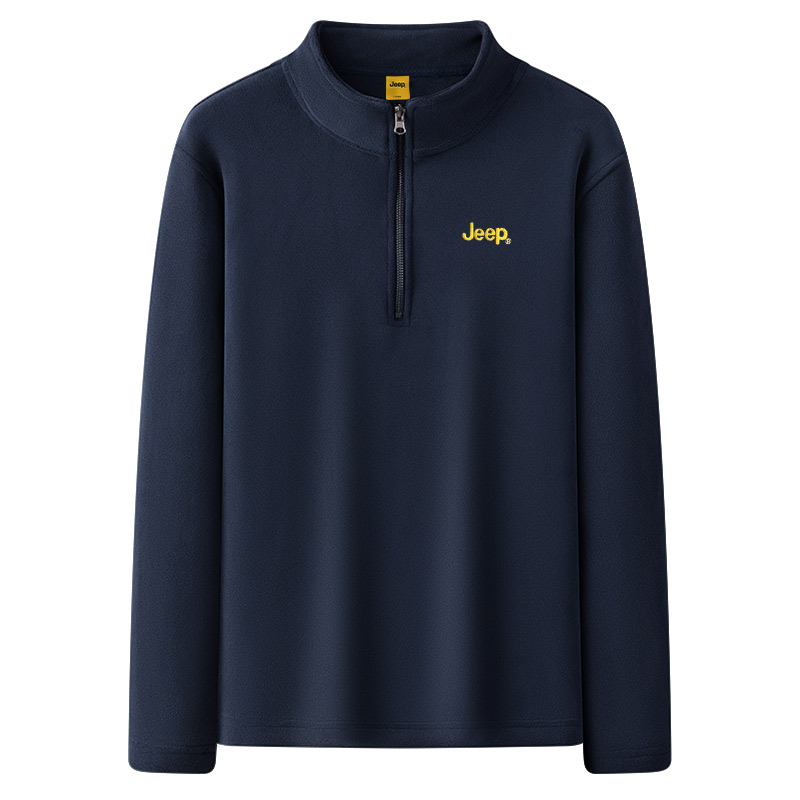 

Свитшот Unisex Stand Collar Thickened Regular Jeep, темно-синий