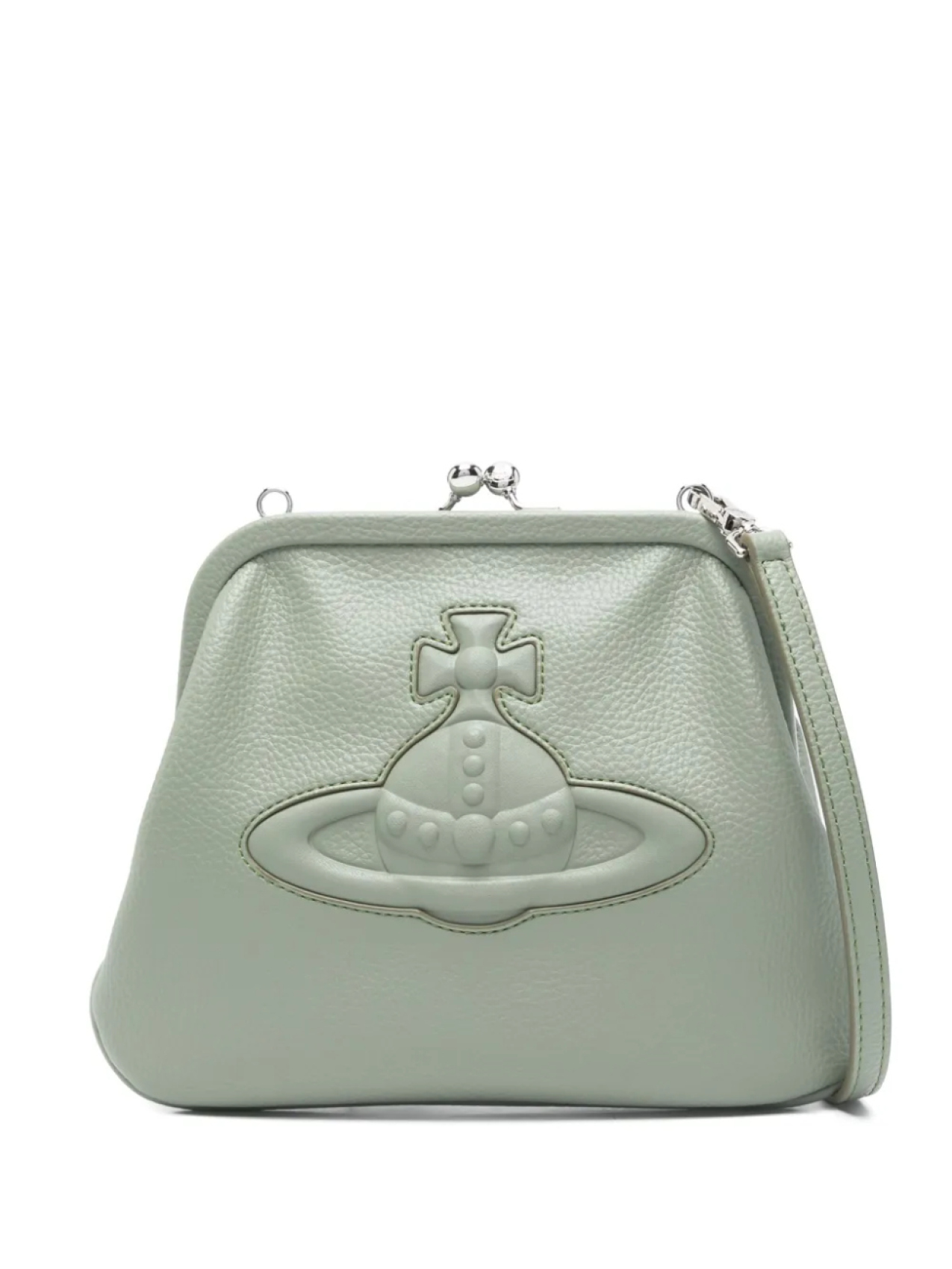 

Сумка-клатч Vivienne Westwood Orb с тиснением из кожи, зеленый