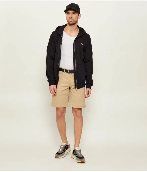 Шорты classic fit Us Polo Assn, бежевый — фото 2