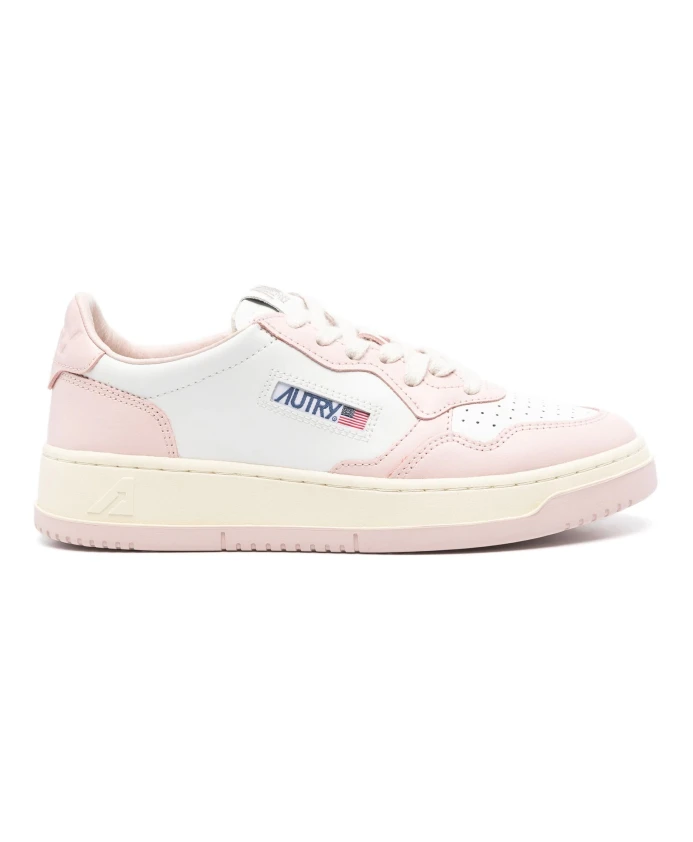 Кроссовки AUTRY Medalist Skateboard Low-Top, белый/розовый