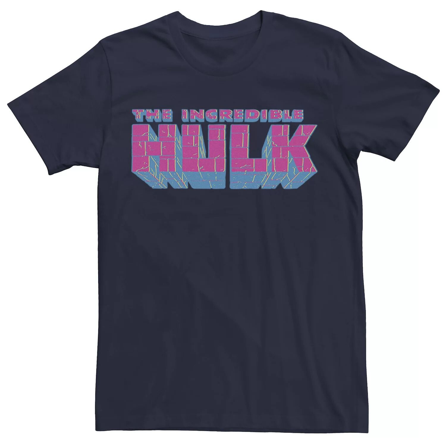 

Мужская футболка с логотипом в стиле ретро The Incredible Hulk Marvel