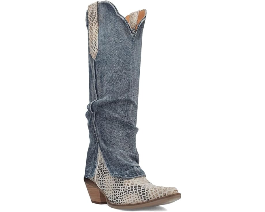 

Ботинки Dingo Shabby Leather Boot, синий