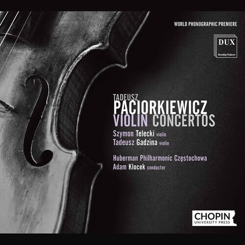 

CD диск Paciorkiewicz / Klocek / Gadzina: Violin Concertos