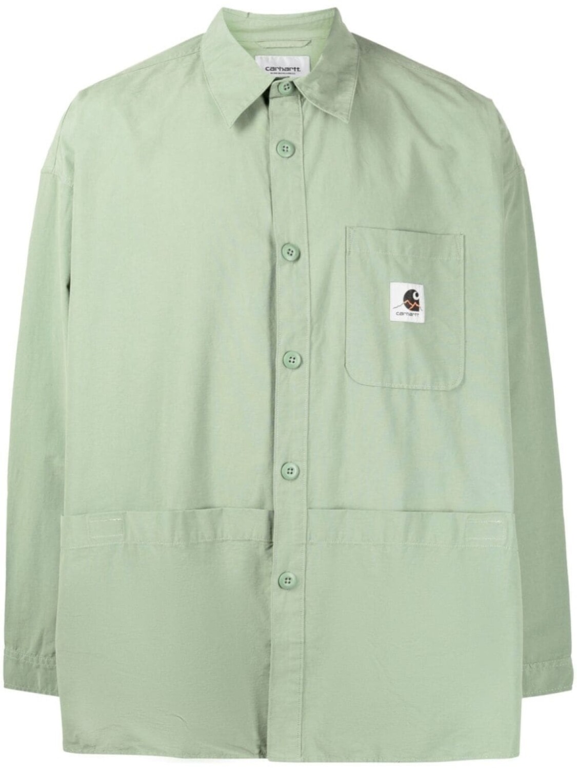 

Carhartt WIP рубашка с нашивкой-логотипом, зеленый