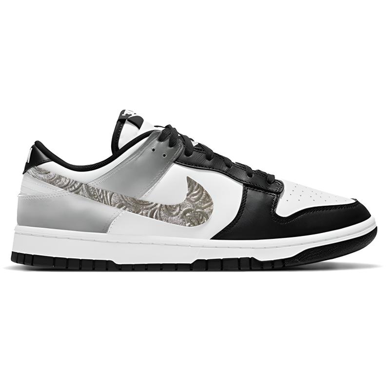 Nike Dunk Ink Wash Pattern Shopping Bag низкие кроссовки для скейтбординга унисекс черный серый — фото 4