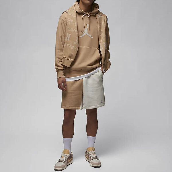 Толстовка Air Jordan Essentials Holiday Logo Hoodie 'Hemp', цвет hemp — фото 3