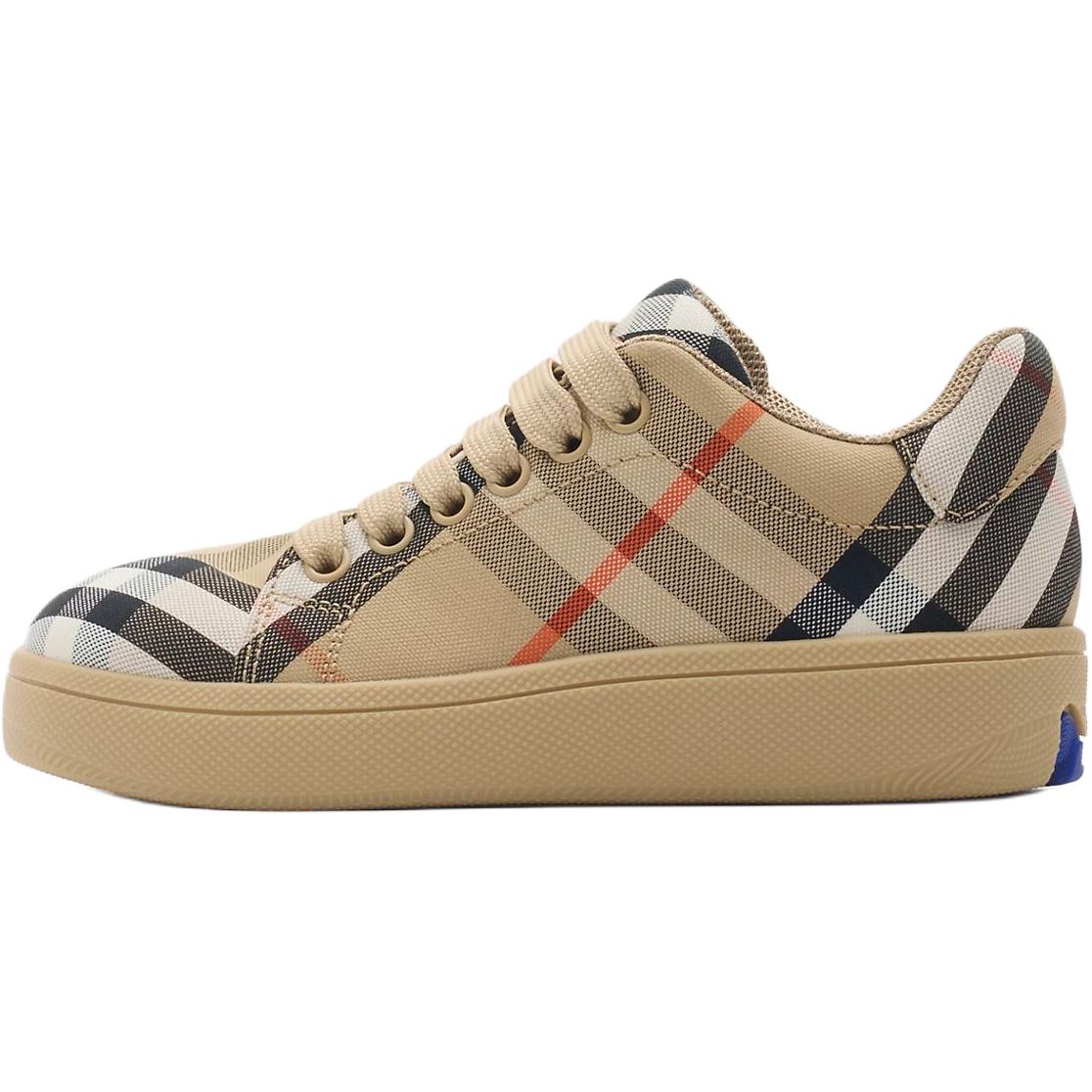 

Низкие детские кеды из хлопка Kids' Burberry, бежевый