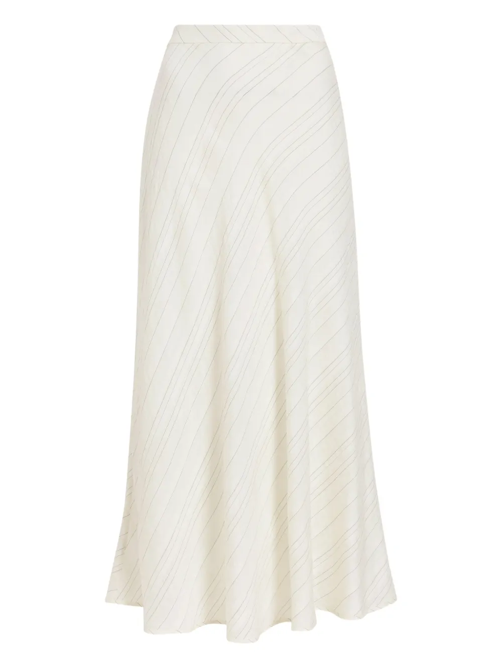 

Юбка макси в полоску из ткани Proenza Schouler White Label, белый