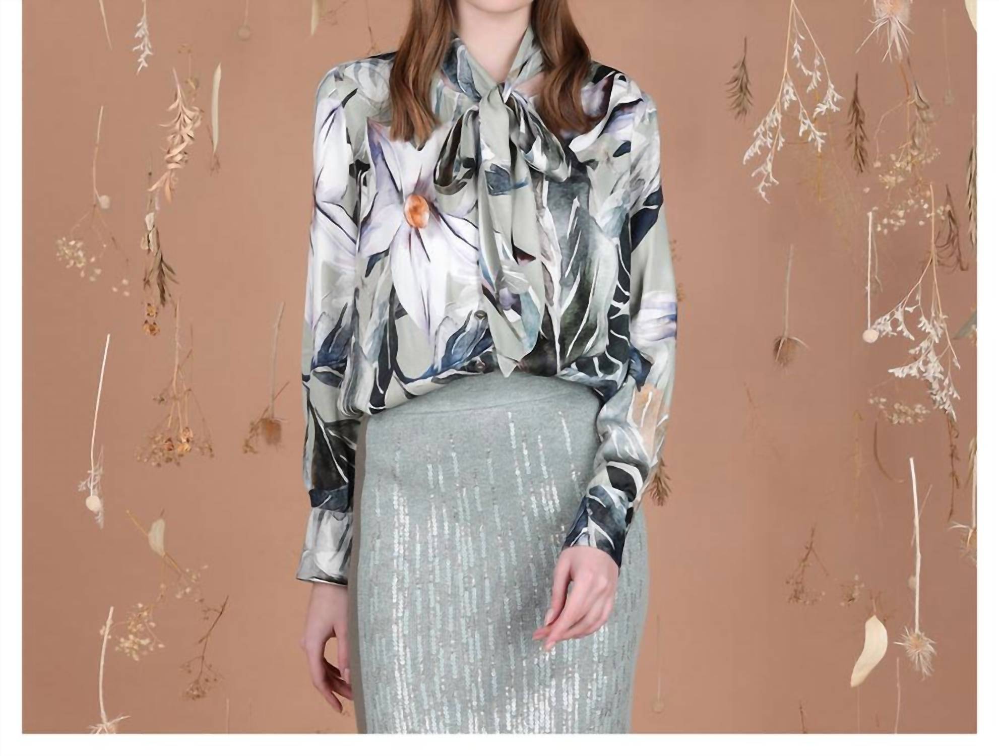 

Топ Alexis в цвете шалфейная лилия -bl^nk-, Sage Lily