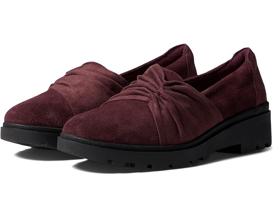 

Лоферы Clarks Calla Style, цвет Burgundy Suede