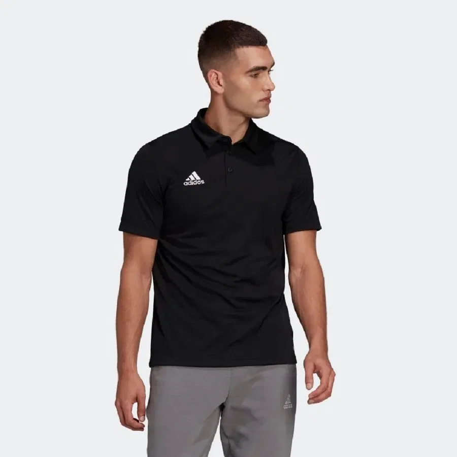 Мужское поло с длинным рукавом adidas Entrada 22, Черный