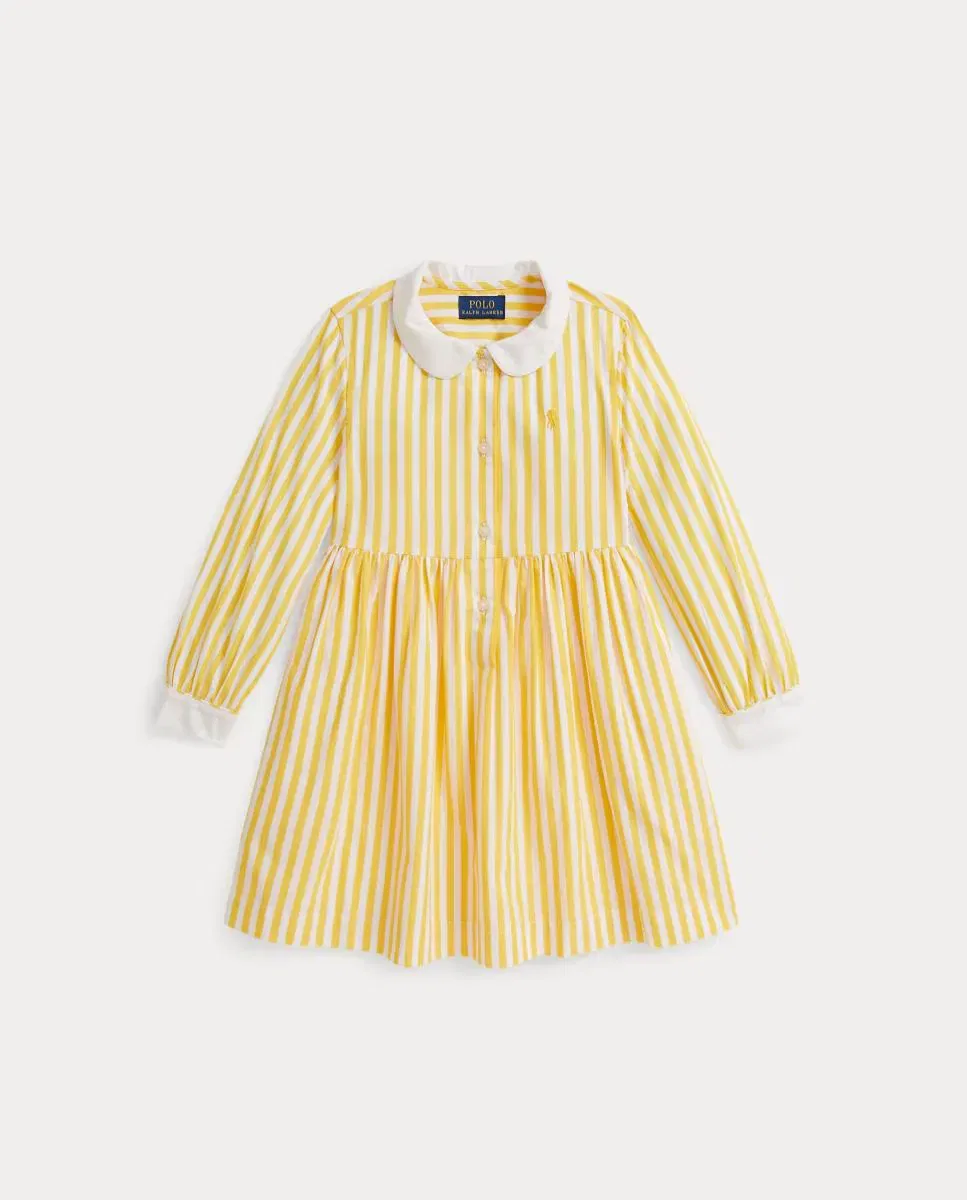 Детское платье-рубашка для девочек хлопковое Polo Ralph Lauren, Amarillo