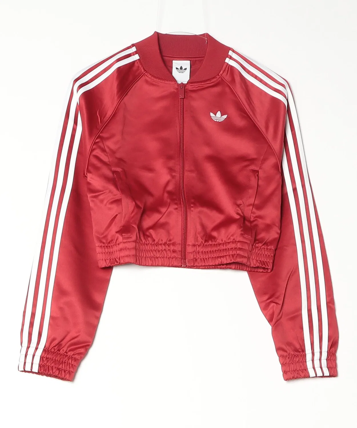 Женская куртка из сатина с молнией SATIN SST JACKET Adidas, Red