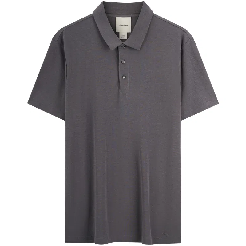 Мужское поло Calvin Klein SS25 Polo Shirts, PF1-Zinc Gray