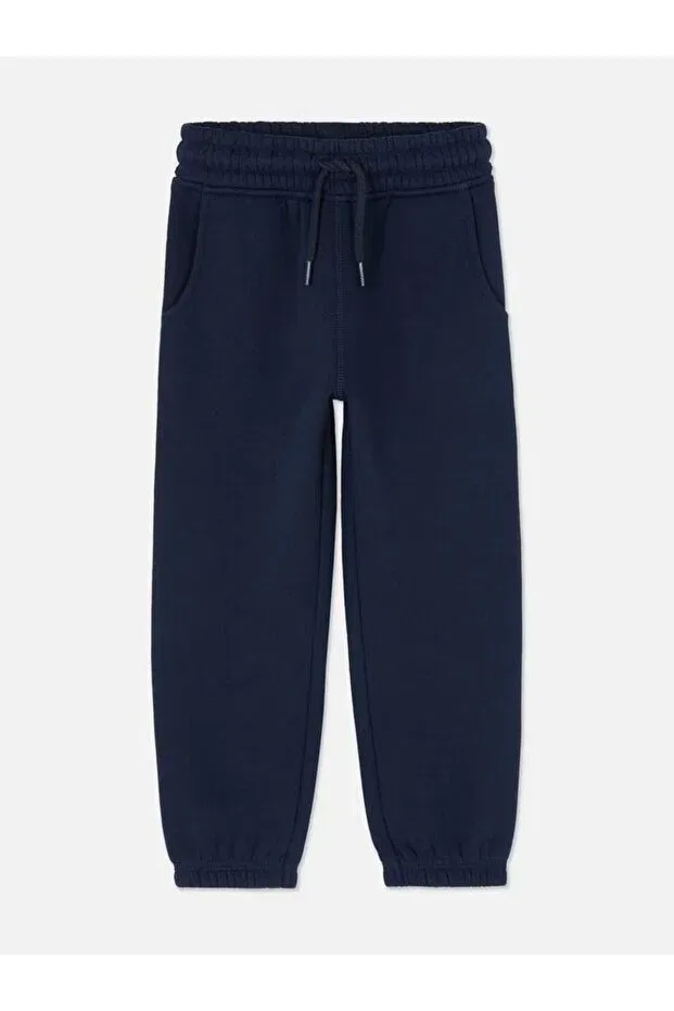 Детские спортивные штаны для девочек хлопковые Justbs, Navy Blue