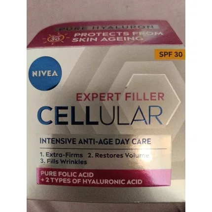 Крем для лица восстанавливающий Nivea Hyaluron Cellular Filler Day Cream SPF 30, 50 мл