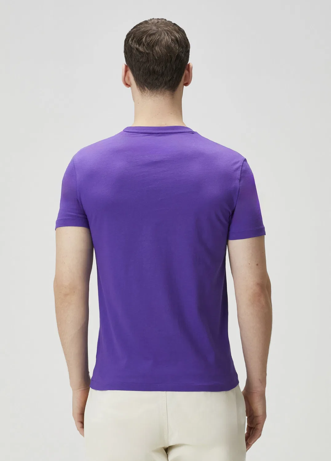 Футболка Polo Ralph Lauren Mor Basic, фиолетовый — фото 4