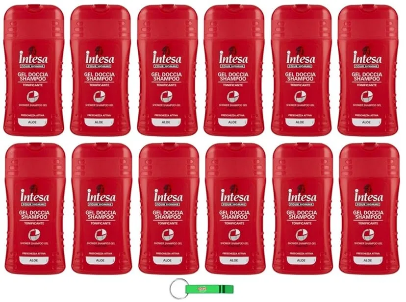 Гель для душа Intesa Shower Gel Pour Homme Aloe, Beni Culinari, 12 x 250 мл