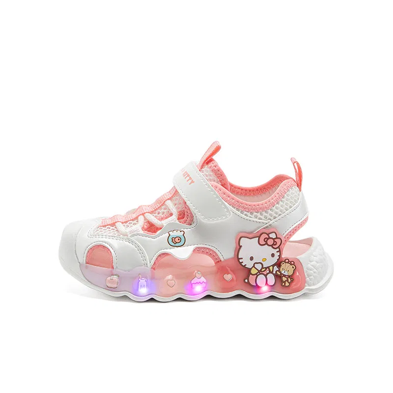Детские сандалии Hello Kitty, антиударные, дышащие, низкий верх, Sanrio, Cherry Blossom Pink — фото 3