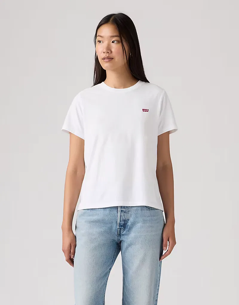 Хлопковая футболка Levi's Favorite, белый