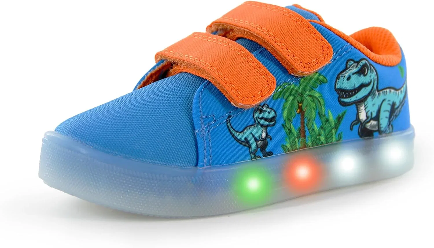 Детские кроссовки для мальчиков со светящейся подошвой YESKIS, Blue Toddler Boy Light Up Shoes