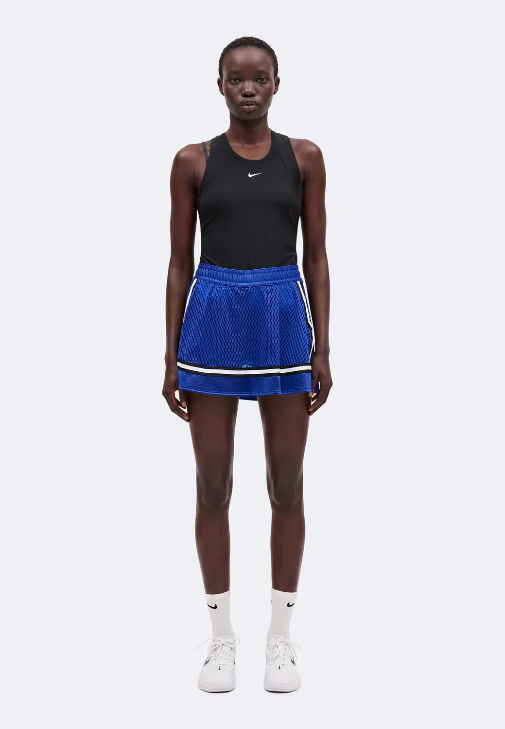 Спортивная юбка Slam skirt uso - спортивная юбка Nike Performance, Old Royal/White — фото 2