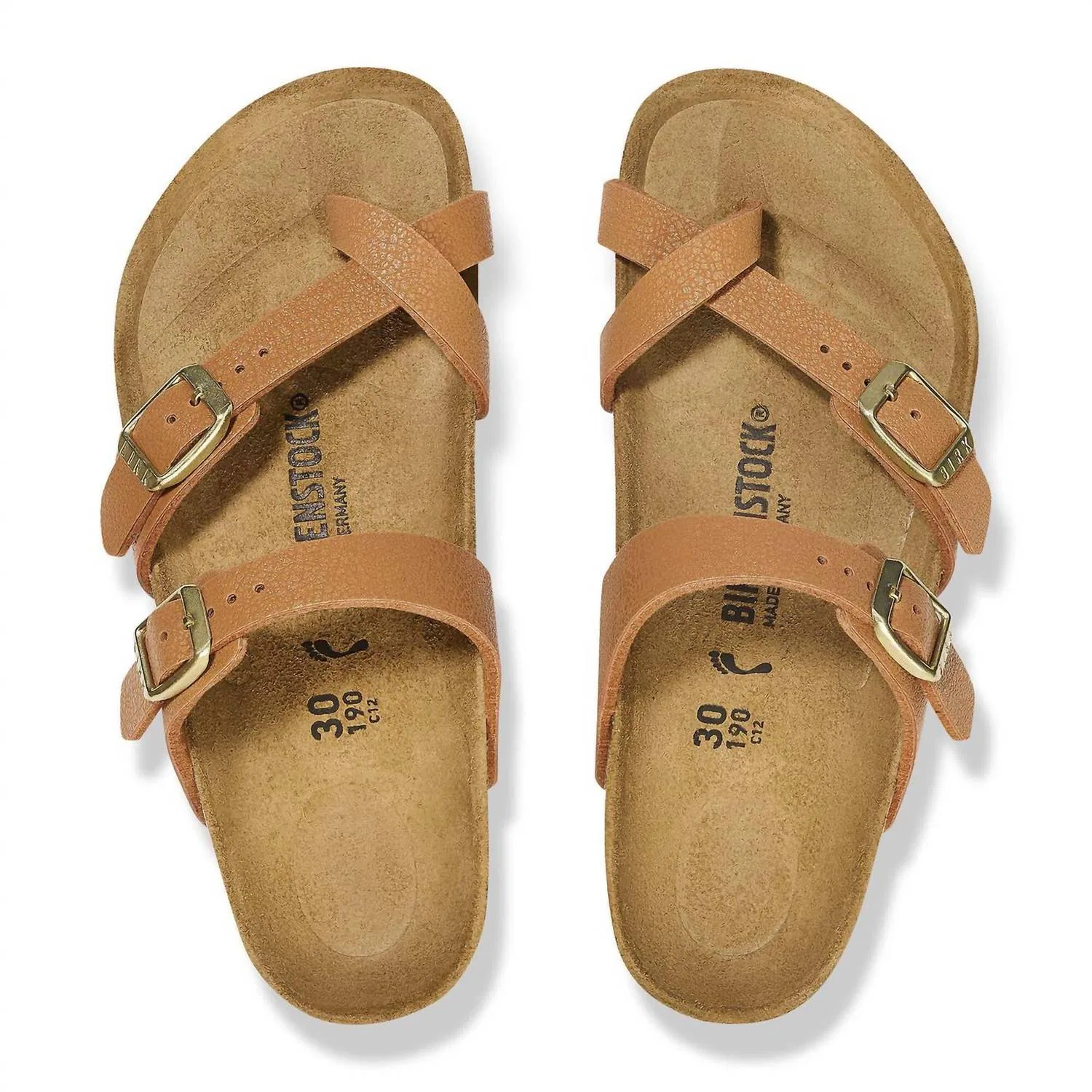 Детские сандалии с двумя регулируемыми ремешками Mayari Birkenstock, Grained Pecan — фото 2