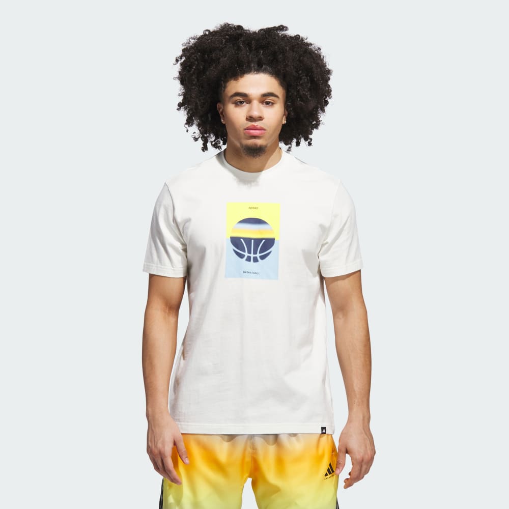 

Спортивная футболка Adidas Another Bucket Graphic Tee, цвет Off White