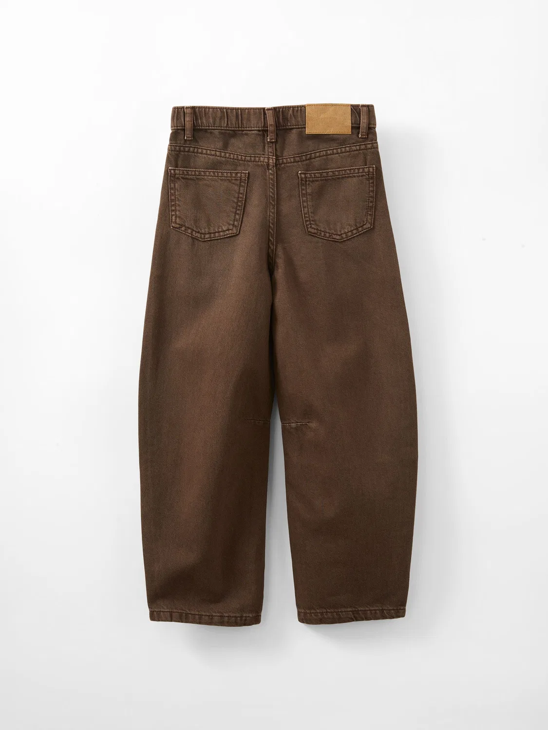 Джинсы Barrel Leg Cotton On, коричневый — фото 3