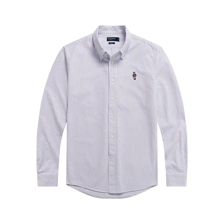 Детская рубашка с длинным рукавом Evergreen Collection Teenie Weenie Men, Gray Striped