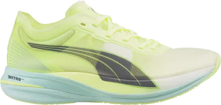 Кроссовки Puma Wmns Deviate Nitro Elite Fizzy Light Nitro Blue, зеленый