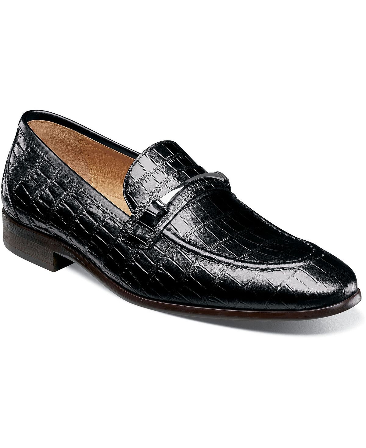 

Мужские мокасины без шнуровки ferdinand moc toe Stacy Adams, черный