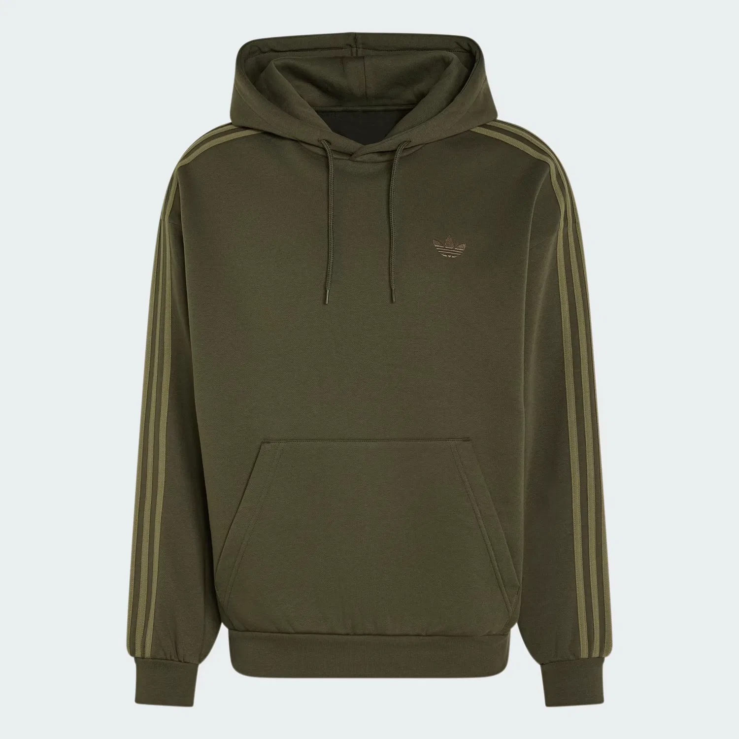 Мужское худи свободного кроя Adicolor Classics 3-Stripes Adidas Originals, Night Cargo — фото 4