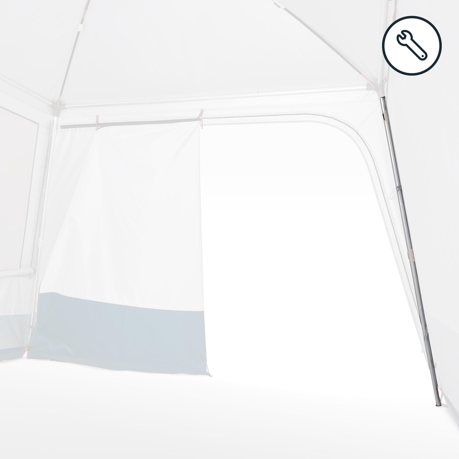 

Нижняя алюминиевая рама Quechua запасная часть салона Arpenaz Base Fresh