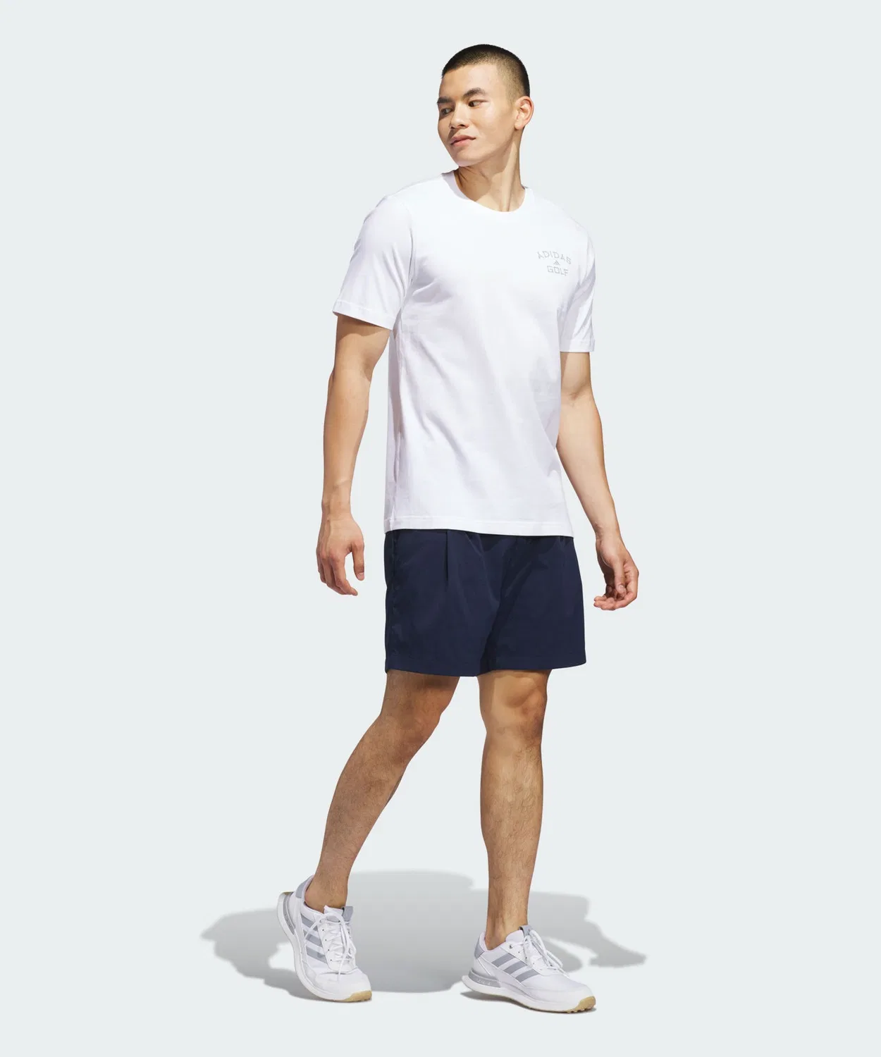 Мужская футболка с графическим принтом Golf Chip in Paradise Adidas, Белый — фото 3