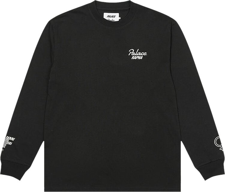 

Футболка Palace x Rapha EF Education First Long-Sleeve T-Shirt 'Black', черный