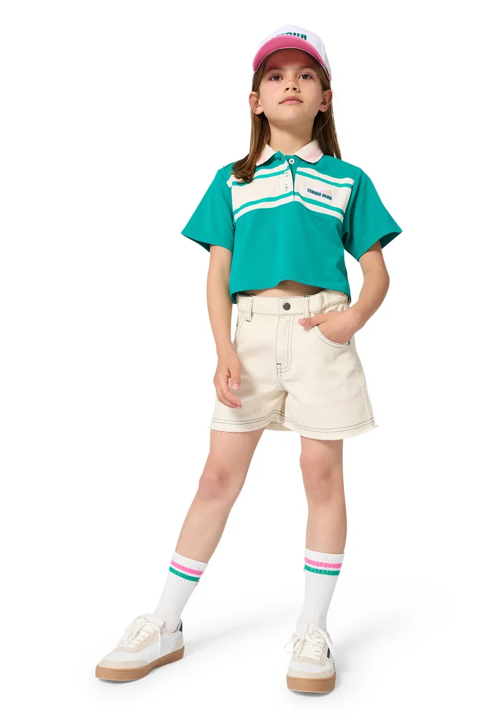 Polo manches Courtes - рубашка поло Kids Around, Vert The