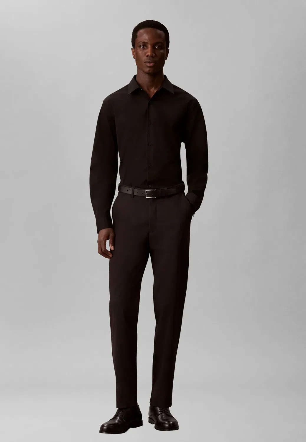 Низ - чиносы Calvin Klein, Black — фото 2