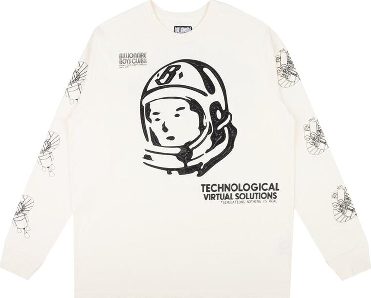 

Лонгслив Billionaire Boys Club Systematic Long-Sleeve Tee 'Gardenia', кремовый, Бежевый, Лонгслив Billionaire Boys Club Systematic Long-Sleeve Tee 'Gardenia', кремовый
