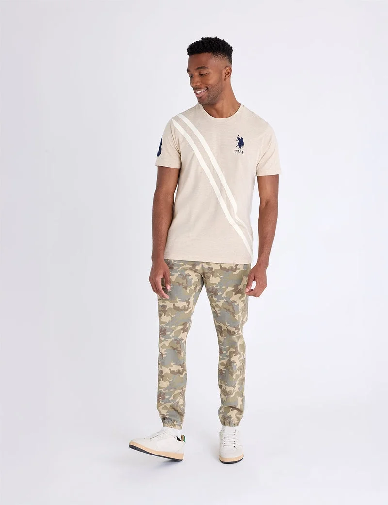 Мужские джоггеры U.S. Polo Assn. Camo Print Stretch Twill, хаки/камуфляж — фото 4