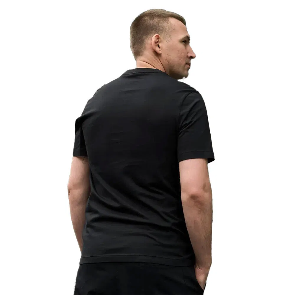 Мужская футболка с принтом Nike M Nsw Tee New Just Do It Swoosh, Цвет: Schwarz — фото 2