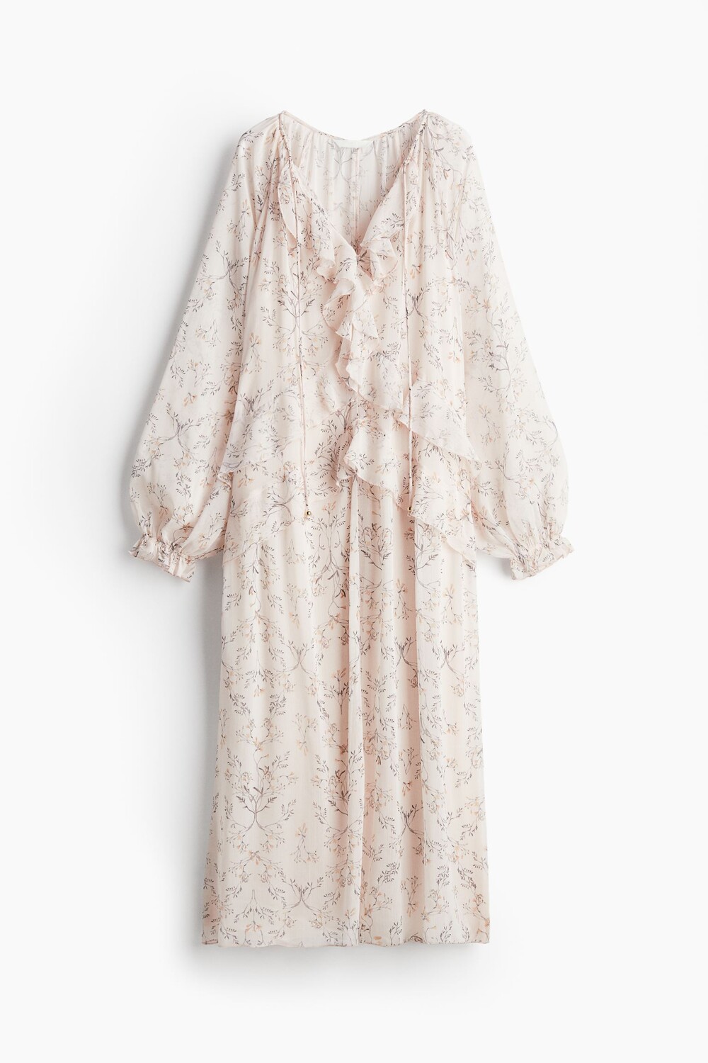 

Платье H&M Long Chiffon, розовый