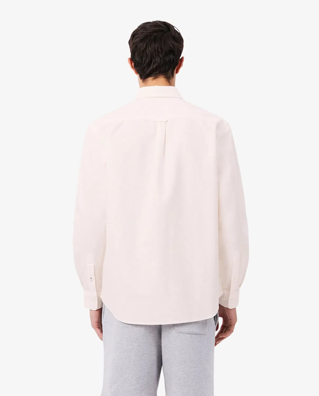 Мужская повседневная рубашка с длинным рукавом Lacoste, Rosa — фото 2
