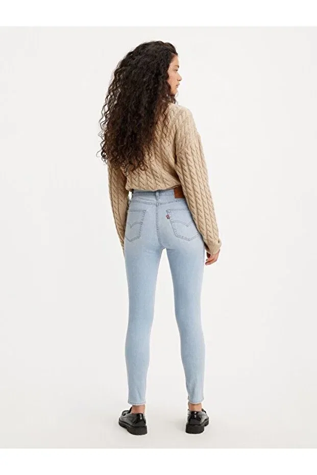 Женские джинсы скинни с высокой посадкой Levi'S, Light Blue — фото 3