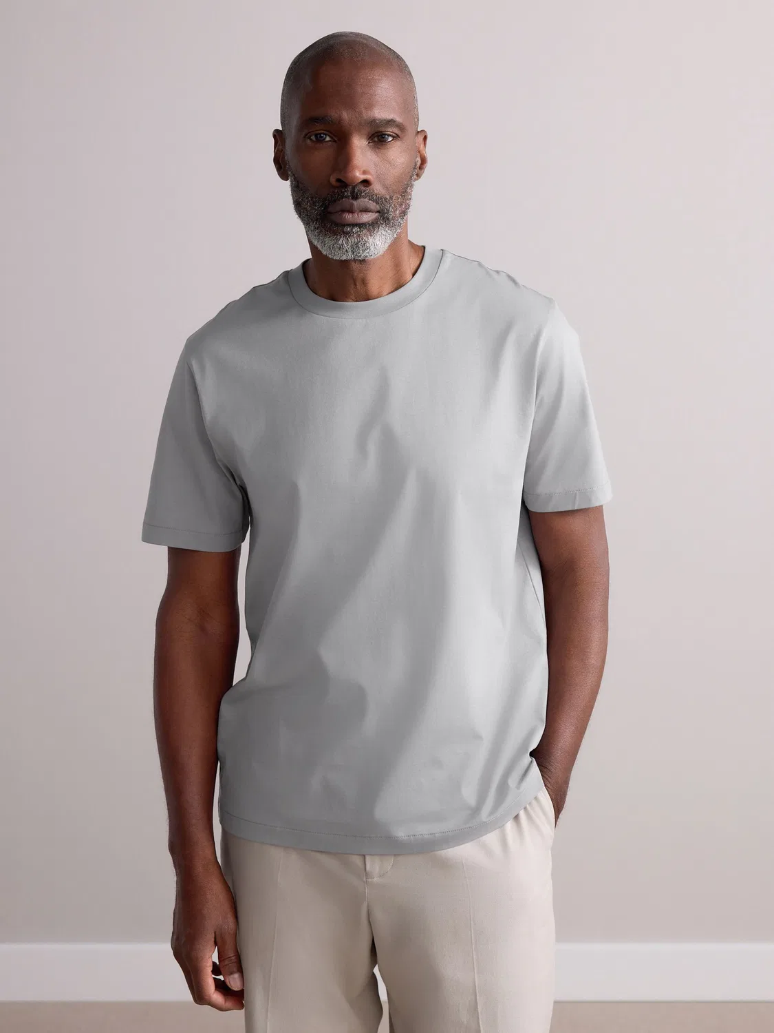 Футболка Regular Fit из SUPIMA Cotton, Signature Next, серый — фото 2